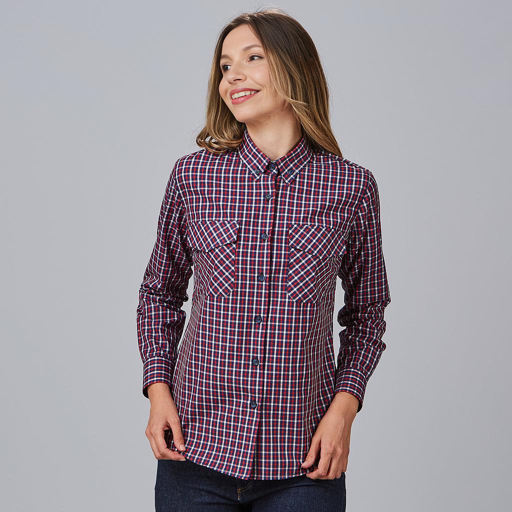 Camisa mujer cuadros Caterina 240025 Garys