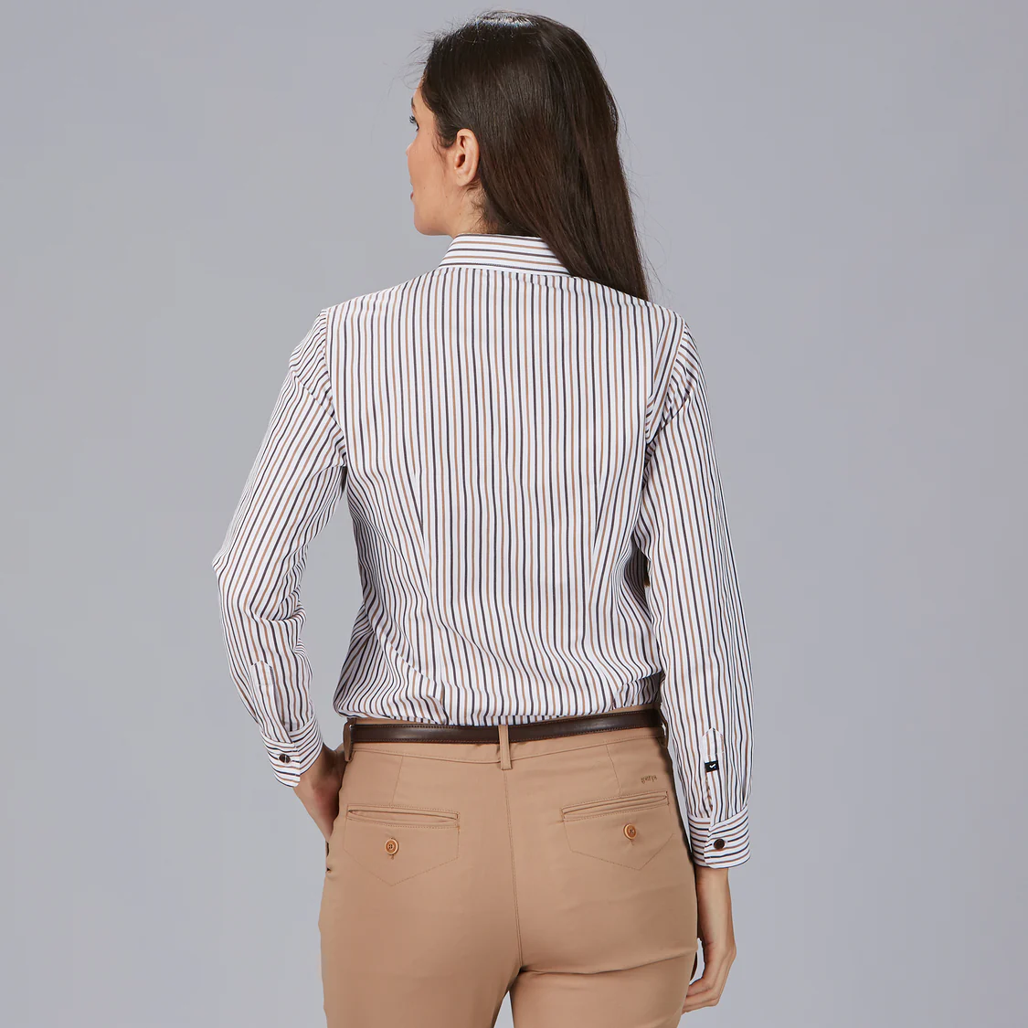 Camisa mujer rayas bicolor Simonetta 240033 Garys - Imagen 2