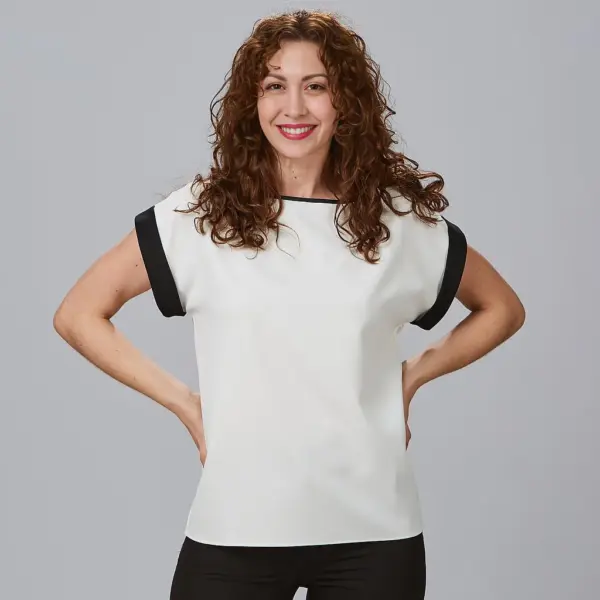 Blusa mujer manga corta Vuelta 241100 Garys