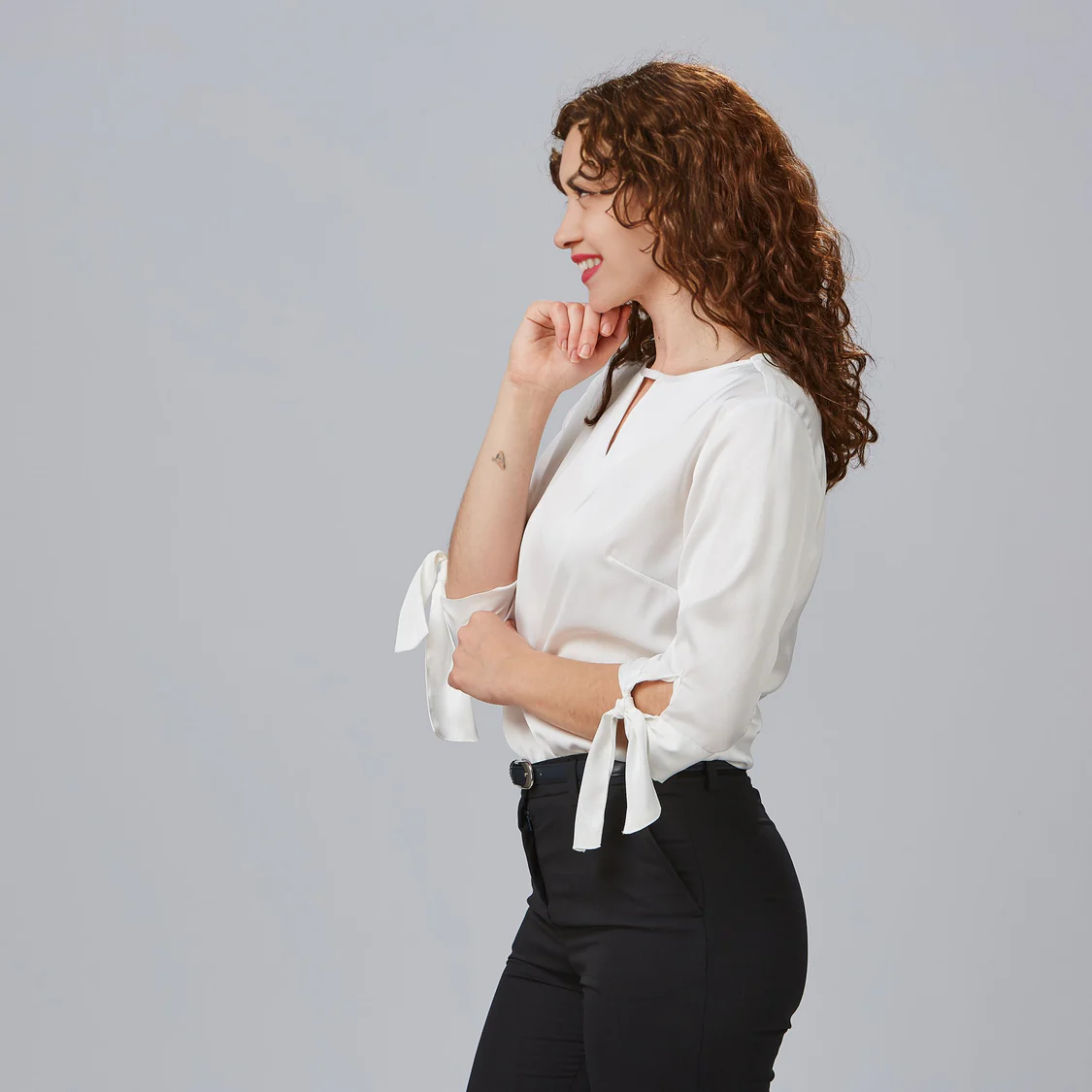 Blusa mujer Olivia Satén 243100 Garys - Imagen 3