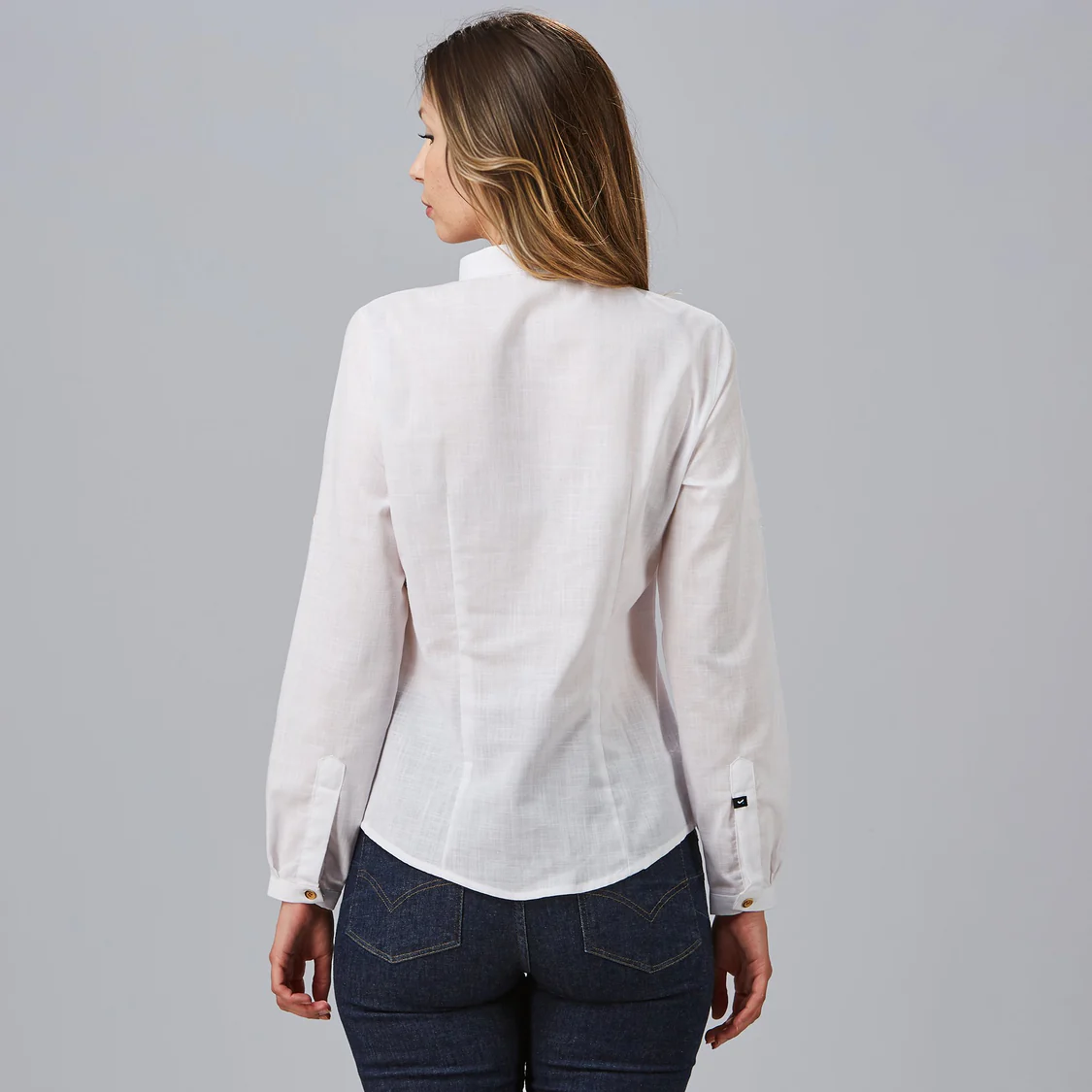 Camisa mujer falso lino Flora 243600 Garys - Imagen 2