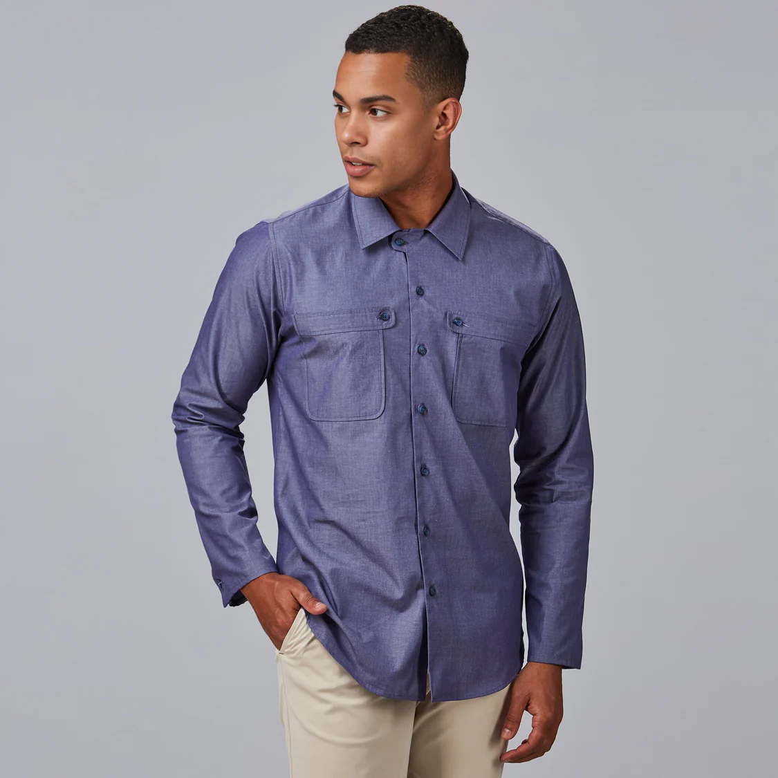 Camisa hombre slim fit Davide 260024 Garys - Imagen 3