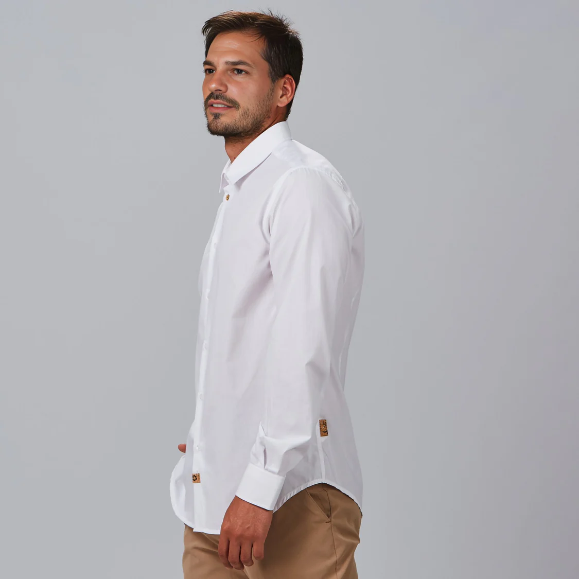 Camisa hombre Eliseo slim fit tejido reciclado 261100 Garys - Imagen 2