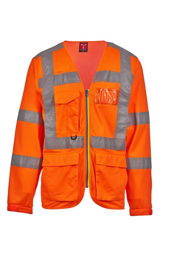 Chaqueta de manga larga estilo chaleco safari en Alta Visibilidad LONG EXO Payper - Imagen 2
