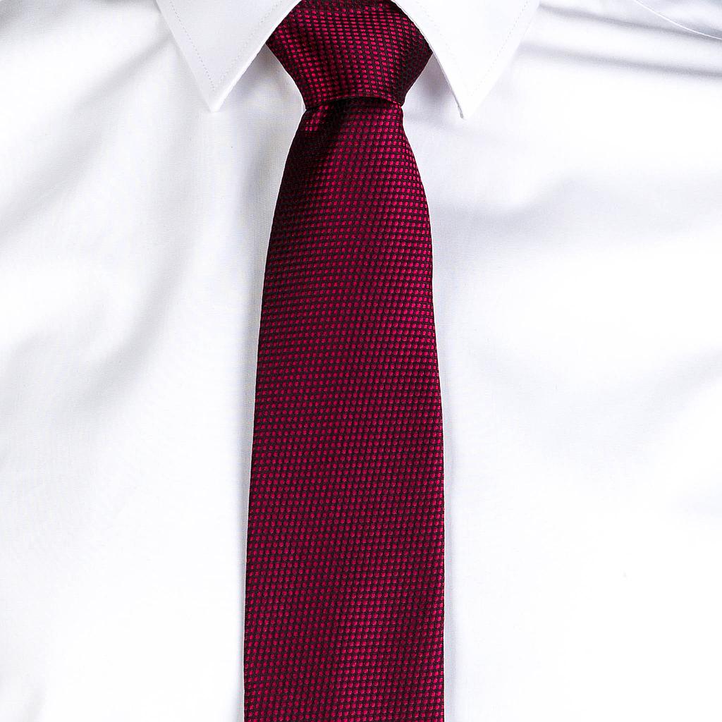 Corbata sin nudo jacquard Ojo de perdiz 326200 Garys - Imagen 3