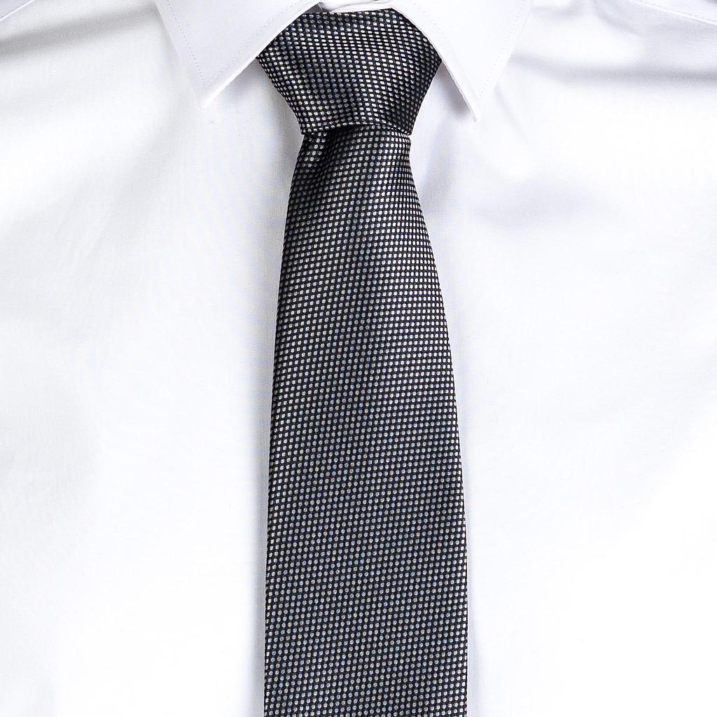 Corbata sin nudo jacquard Ojo de perdiz 326200 Garys - Imagen 2