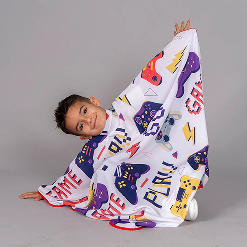 Capa de peluquería infantil estampada 350002 Garys - Imagen 4