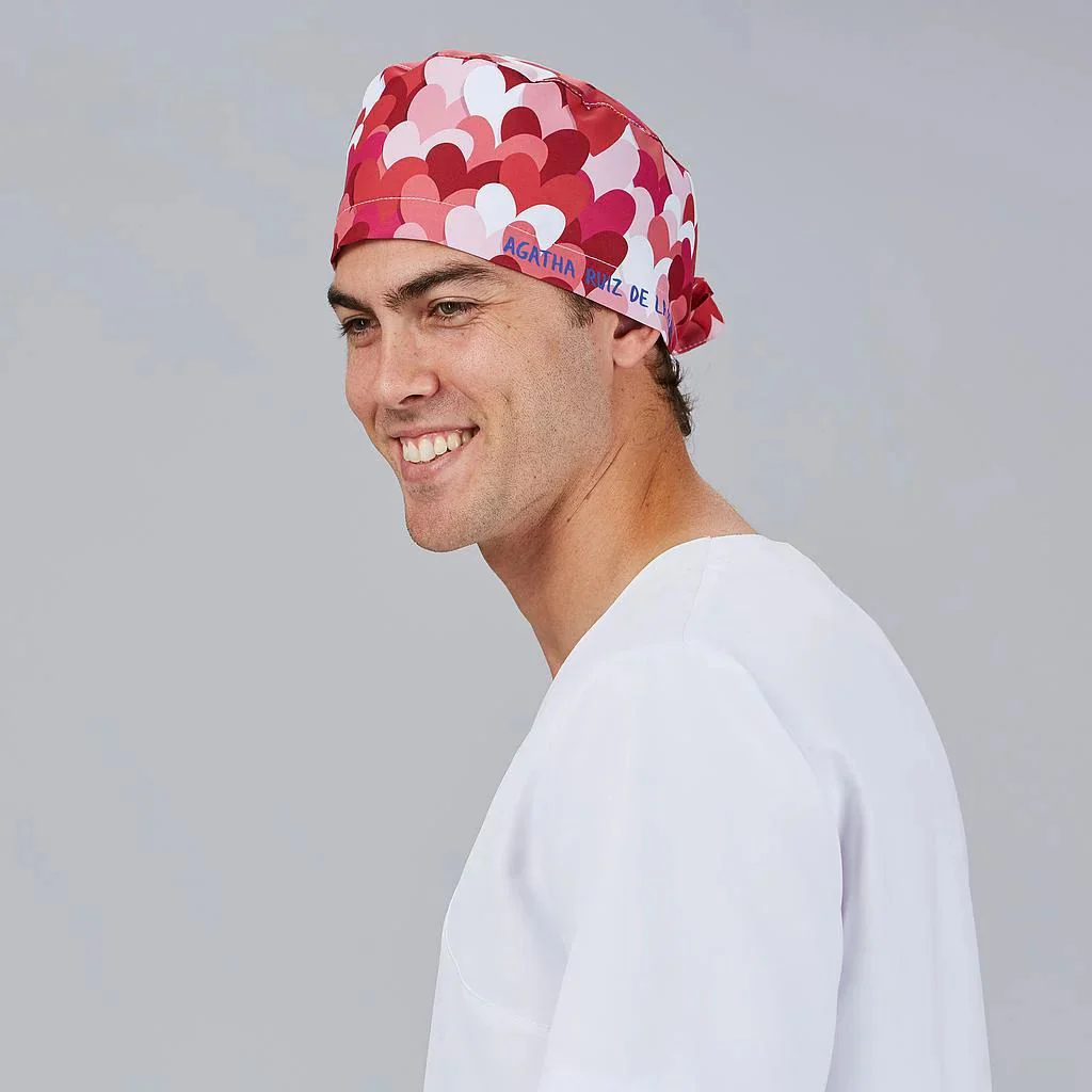 Gorro cirujano estampado Agatha con tiras 400007 Garys - Imagen 4