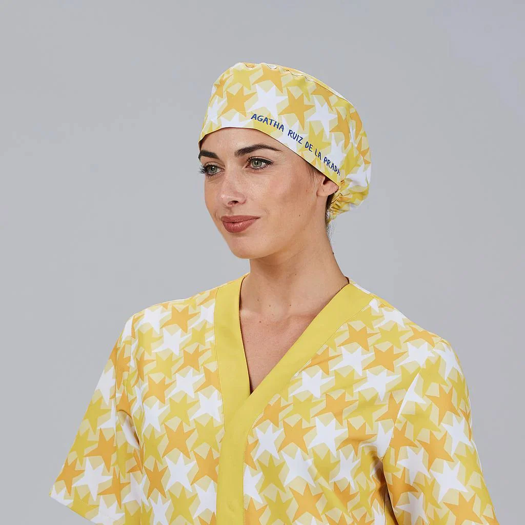 Gorro cirujano estampado Agatha con goma 400008 Garys - Imagen 2