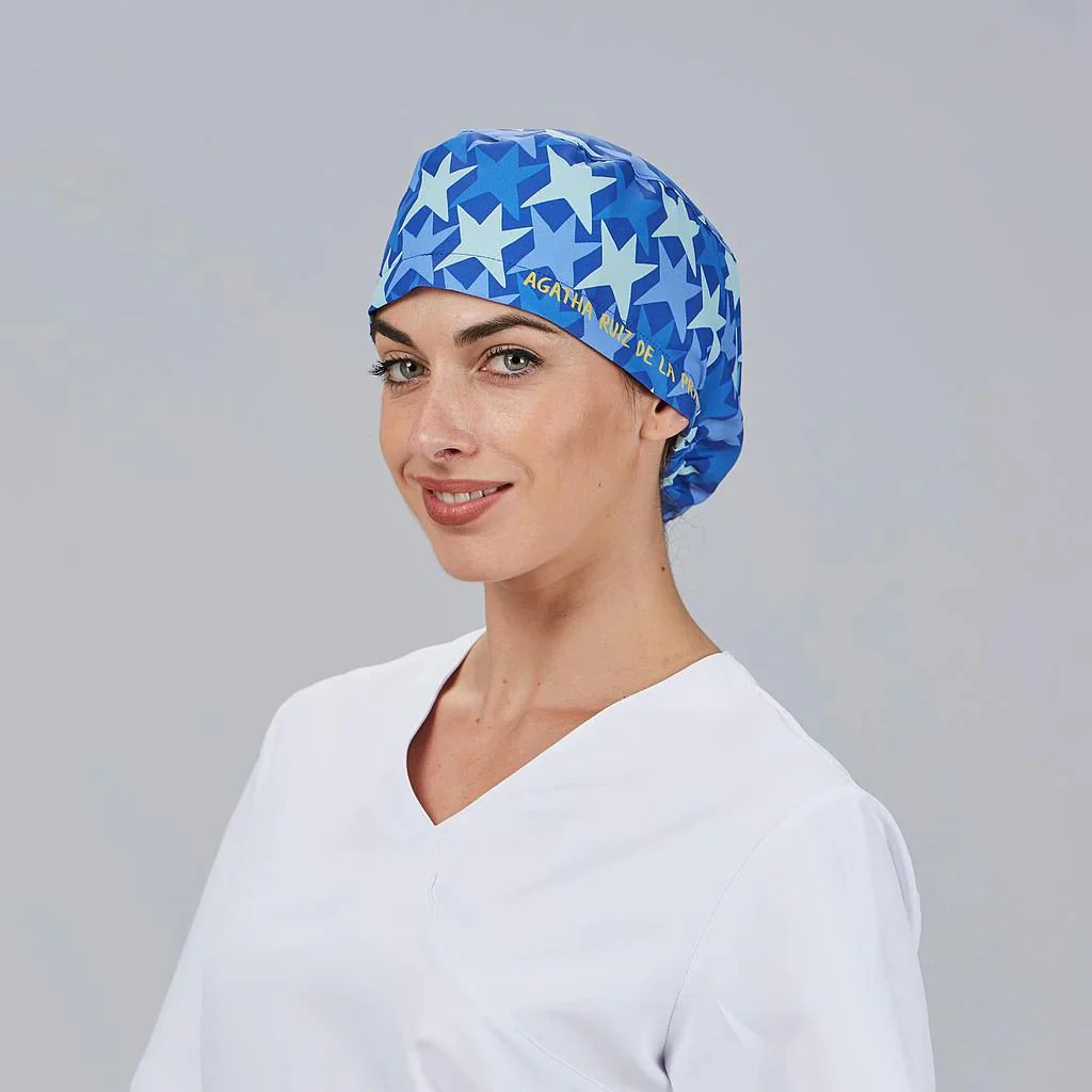 Gorro cirujano estampado Agatha con goma 400008 Garys - Imagen 4