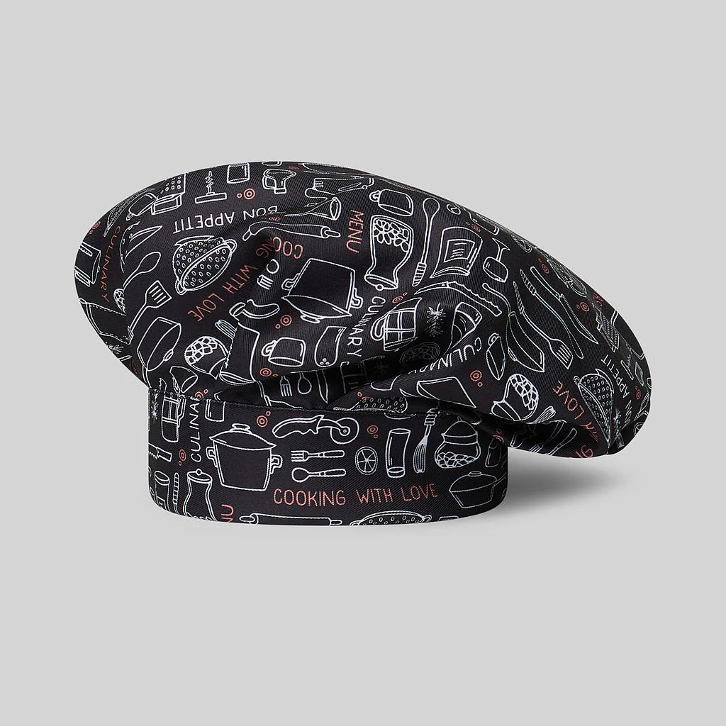 Gorro chef estampado ajustable con velcro 400016 Garys - Imagen 9