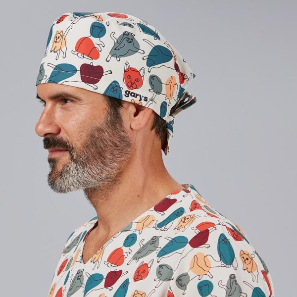 Gorro cirujano microfibra ajustable con tiras 400023 Garys