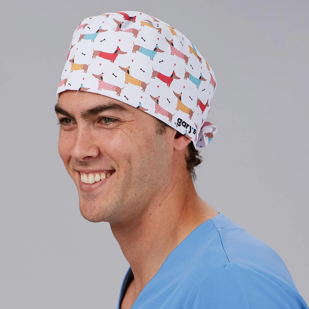 Gorro cirujano microfibra ajustable con tiras 400023 Garys - Imagen 2