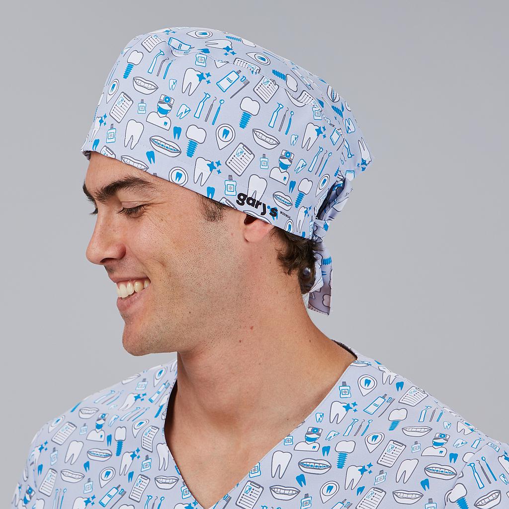 Gorro cirujano microfibra ajustable con tiras 400023 Garys - Imagen 8