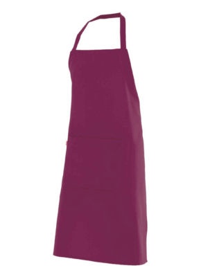 Delantal basico estilo peto con bolsillo 404204 Velilla