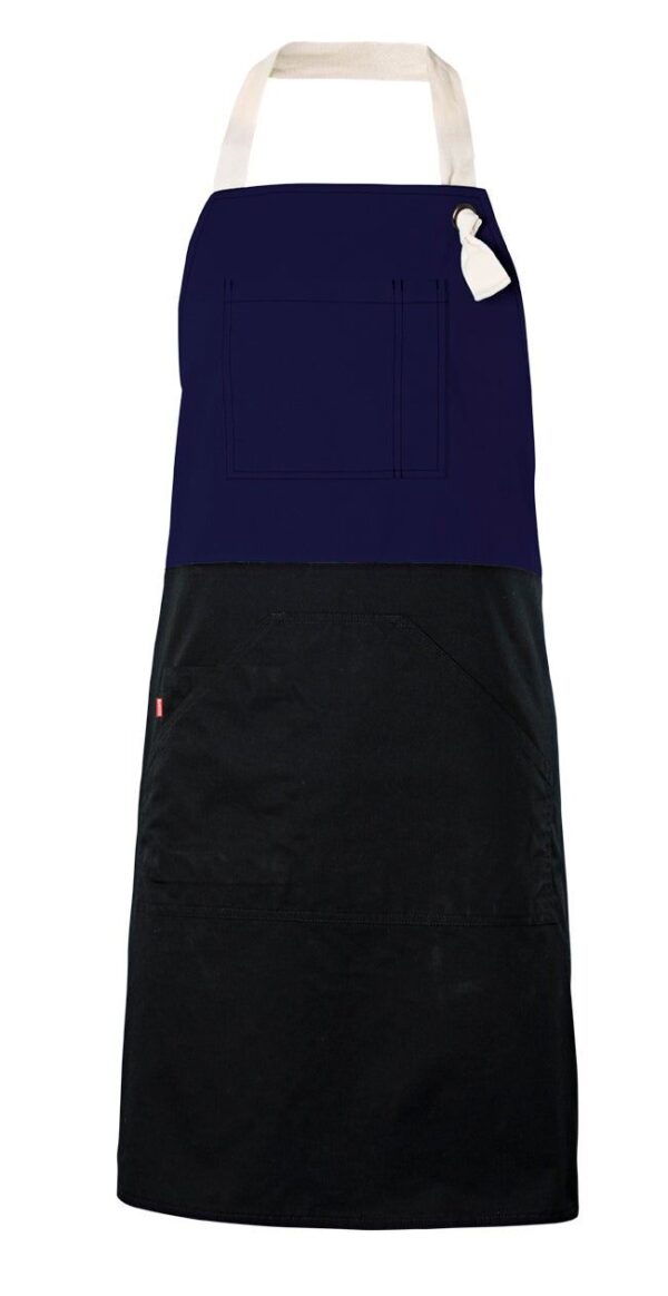 Delantal peto bicolor 404210B Velilla - Imagen 3