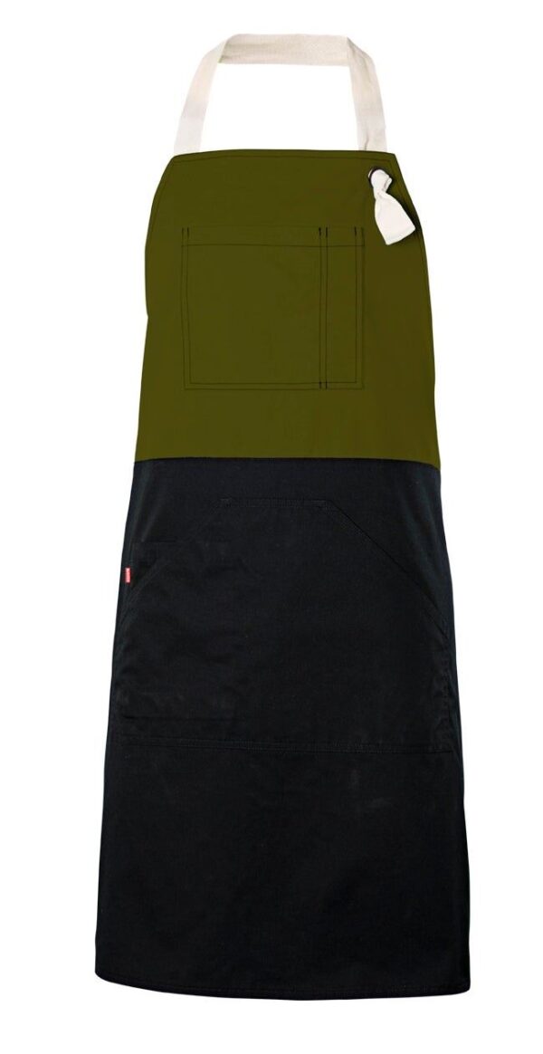 Delantal peto bicolor 404210B Velilla - Imagen 5
