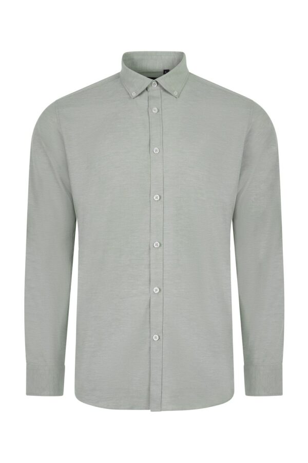 Camisa oxford stretch manga larga hombre 405004S Velilla - Imagen 9