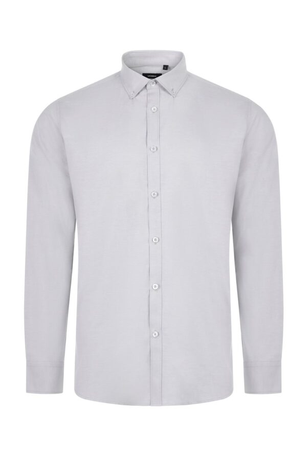 Camisa oxford stretch manga larga hombre 405004S Velilla - Imagen 11