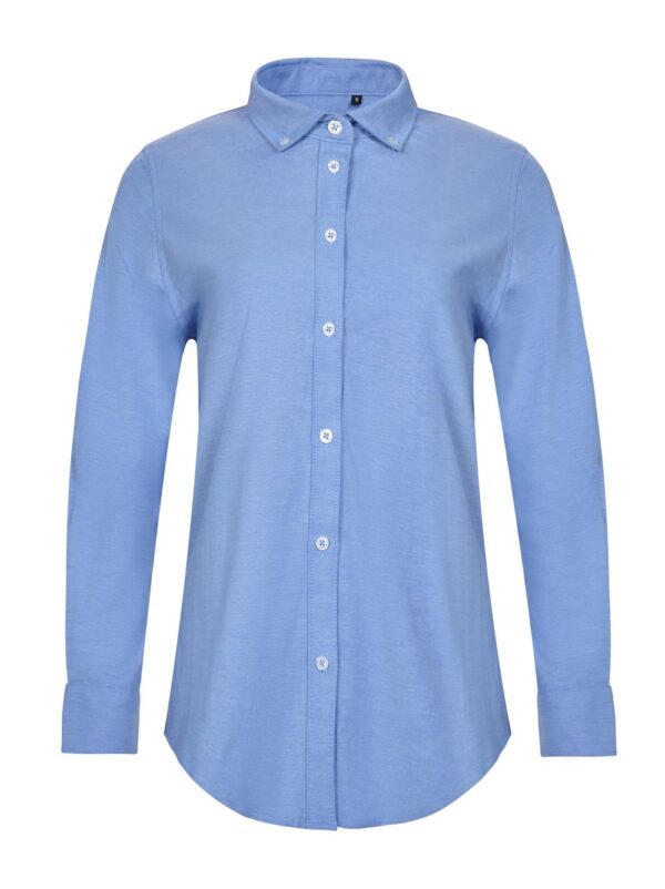 Camisa oxford stretch manga larga mujer 405005S Velilla - Imagen 9