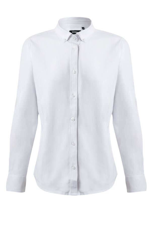 Camisa oxford stretch manga larga mujer 405005S Velilla