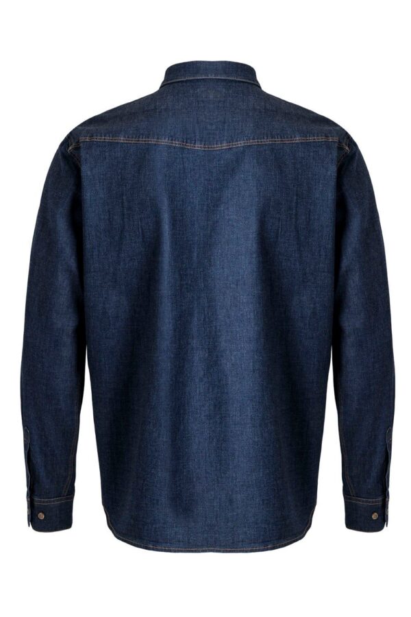 Camisa denim stretch manga larga hombre 405006S Velilla - Imagen 2