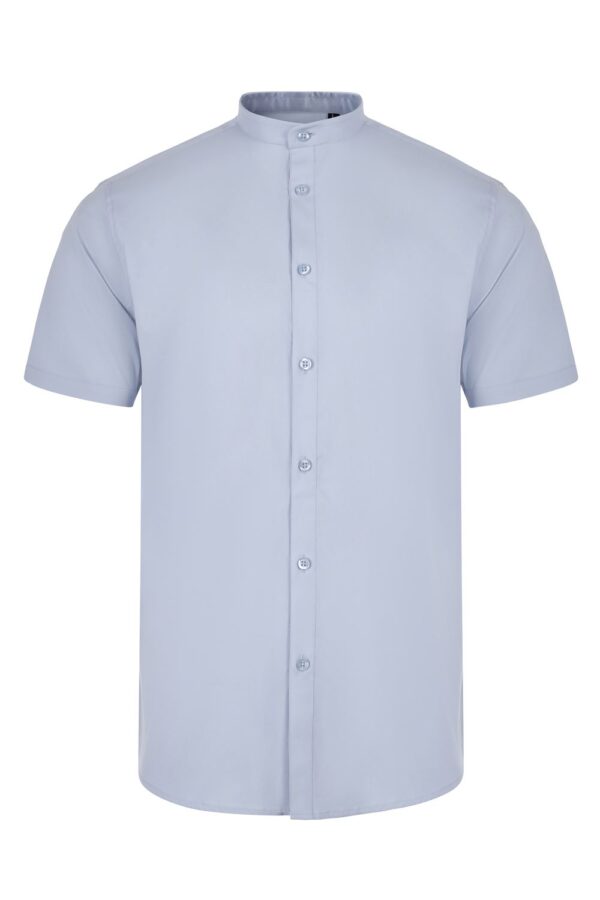 Camisa cuello tirilla stretch manga corta hombre 405012S Velilla - Imagen 7