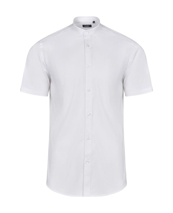 Camisa cuello tirilla stretch manga corta hombre 405012S Velilla - Imagen 8