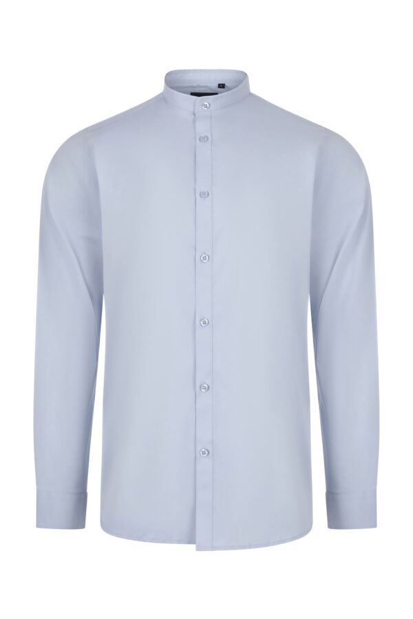 Camisa cuello tirilla stretch manga larga hombre 405013S Velilla - Imagen 7