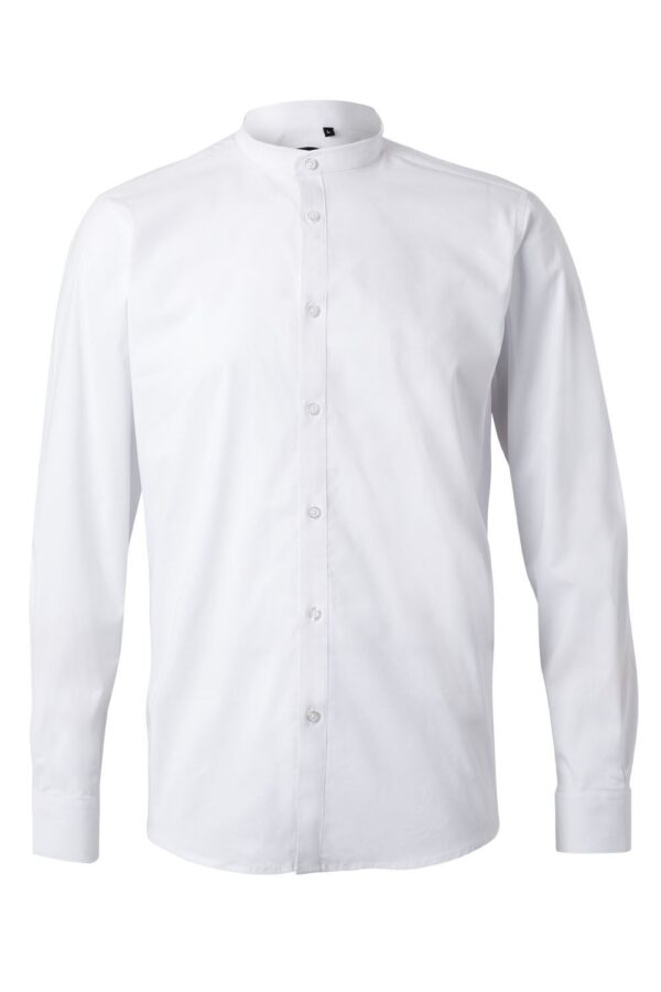 Camisa cuello tirilla stretch manga larga hombre 405013S Velilla - Imagen 8