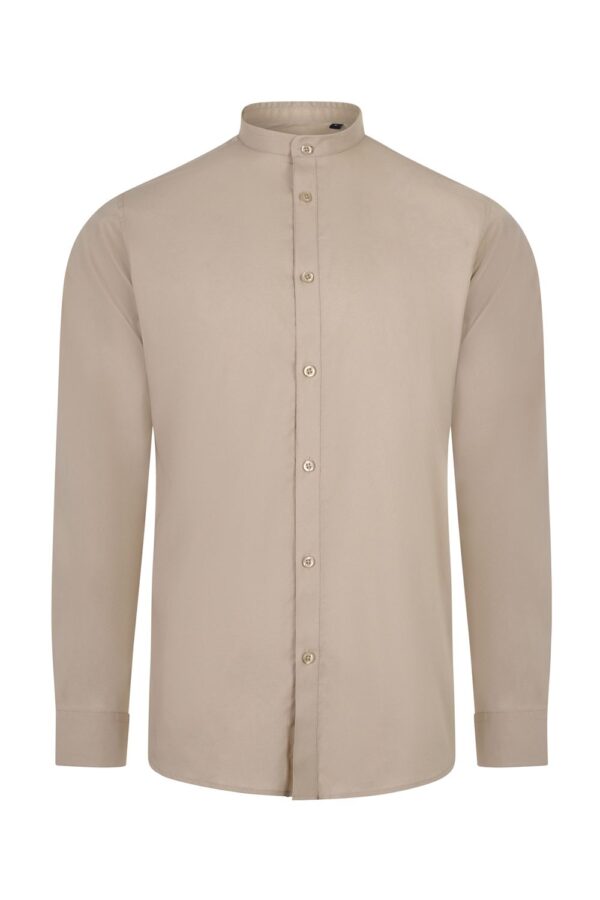 Camisa cuello tirilla stretch manga larga hombre 405013S Velilla - Imagen 9
