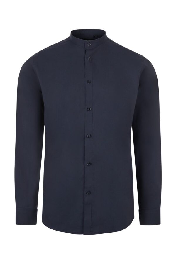 Camisa cuello tirilla stretch manga larga hombre 405013S Velilla