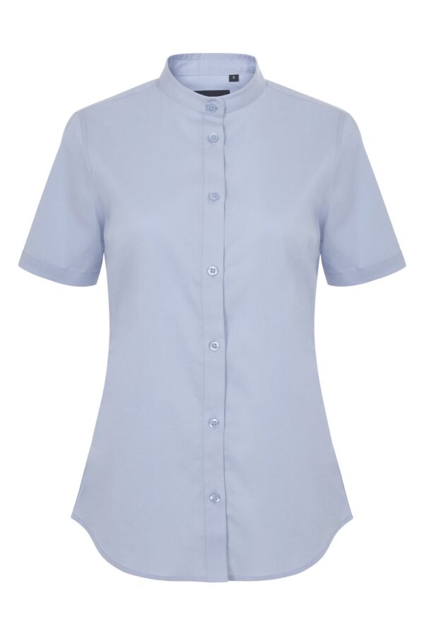 Camisa cuello tirilla stretch manga corta mujer 405014S Velilla