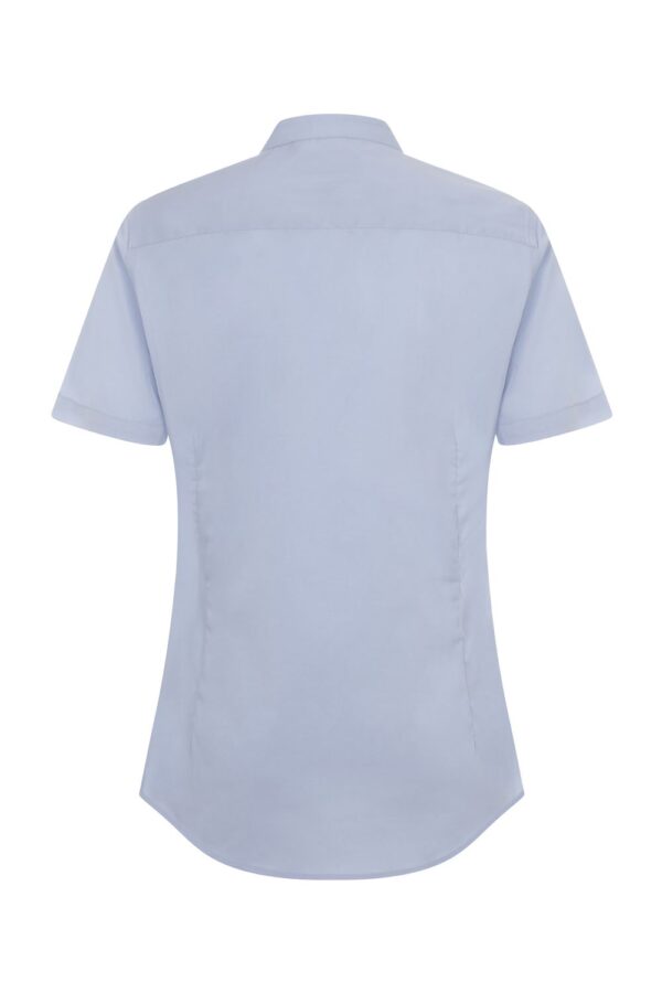Camisa cuello tirilla stretch manga corta mujer 405014S Velilla - Imagen 2