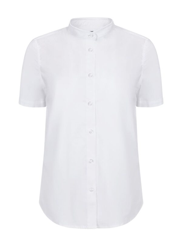 Camisa cuello tirilla stretch manga corta mujer 405014S Velilla - Imagen 6