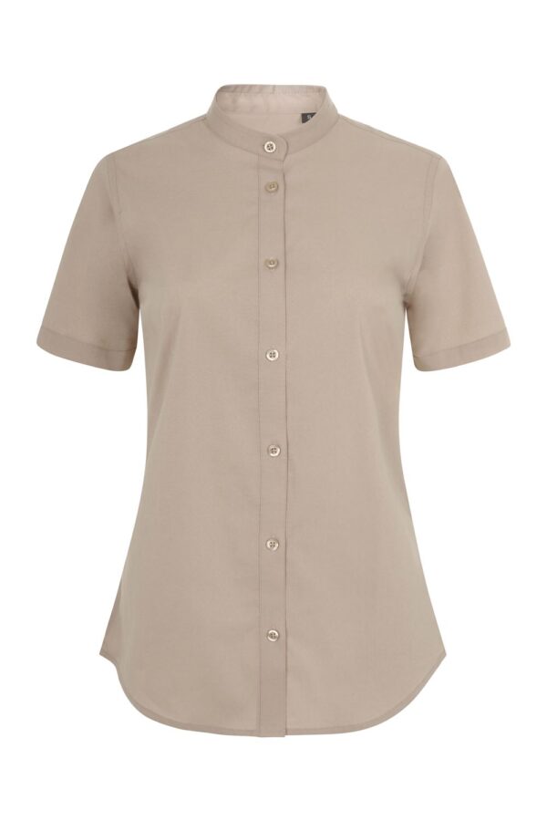 Camisa cuello tirilla stretch manga corta mujer 405014S Velilla - Imagen 8