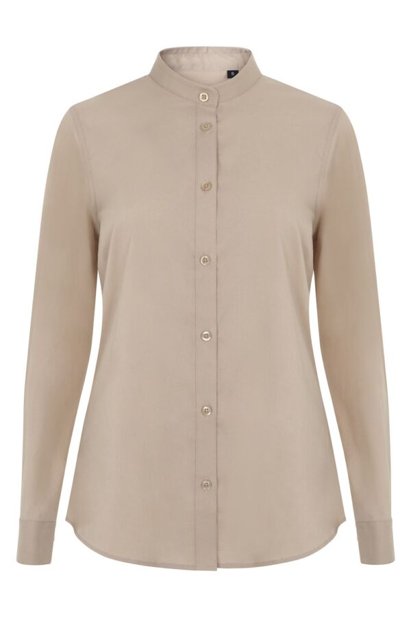 Camisa cuello tirilla stretch manga larga mujer 405015S Velilla - Imagen 7