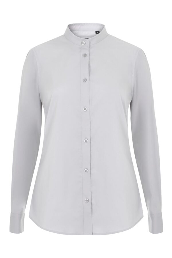 Camisa cuello tirilla stretch manga larga mujer 405015S Velilla - Imagen 8