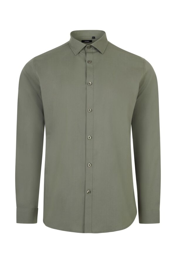 Camisa manga larga stretch hombre 405017S Velilla