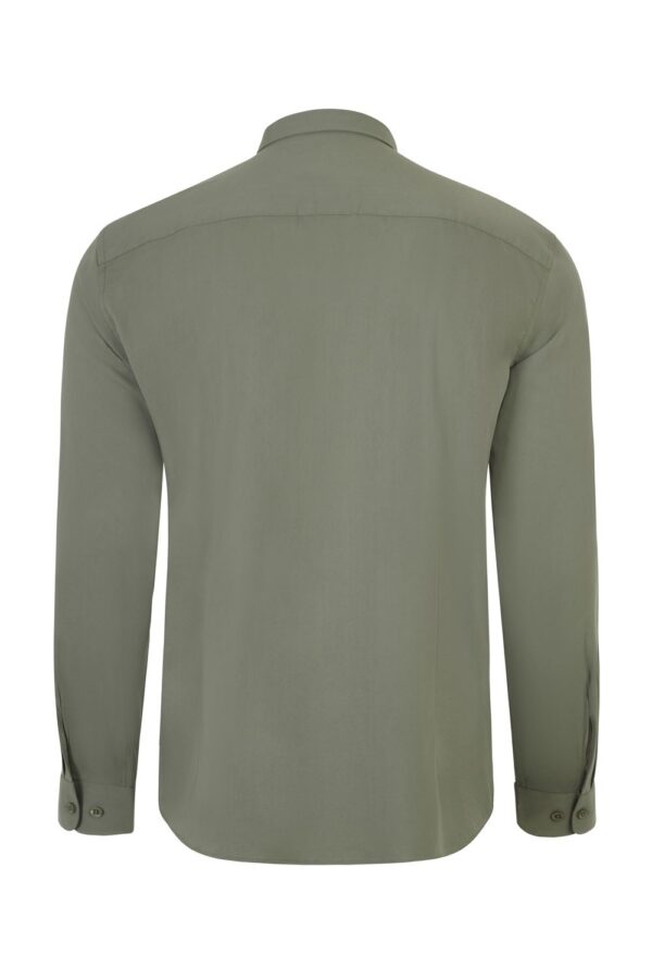 Camisa manga larga stretch hombre 405017S Velilla - Imagen 5