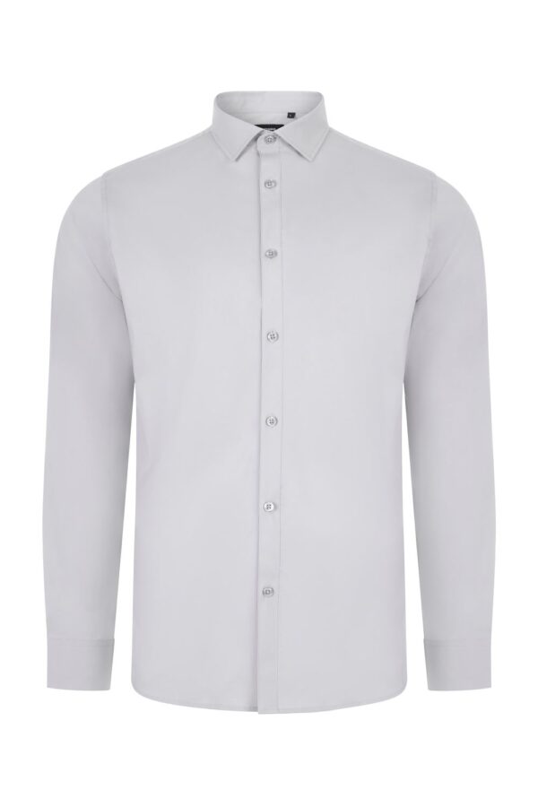 Camisa manga larga stretch hombre 405017S Velilla - Imagen 11