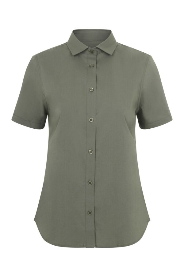 Camisa manga corta stretch mujer 405018S Velilla - Imagen 7