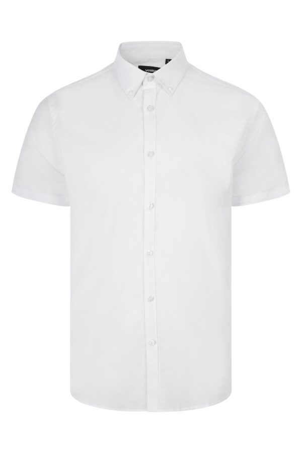 Camisa oxford stretch manga corta hombre 405024S Velilla - Imagen 5