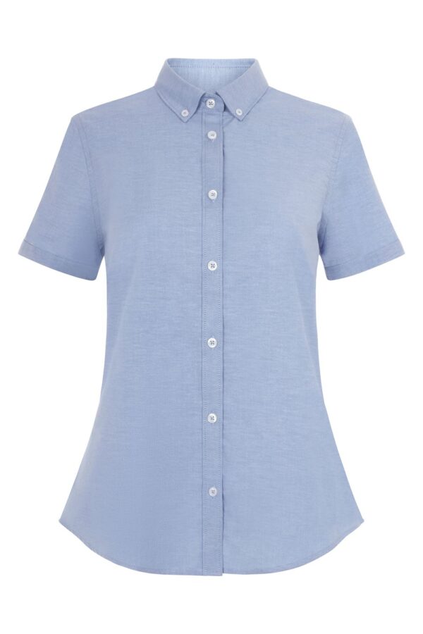 Camisa oxford stretch manga corta mujer 405025S Velilla - Imagen 7