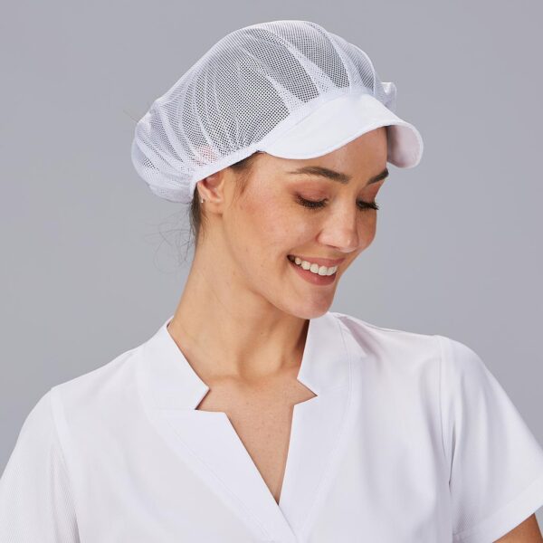 Gorra rejilla con visera para hostelería (PAQ. 10 UNIDADES) 410000 Garys
