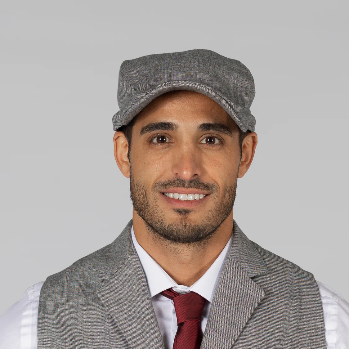 Gorra unisex gris elegante para hostelería 410002 Garys