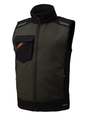 Chaleco NICE STRETCH SOFTSHELL bicolor 42222 MARCA