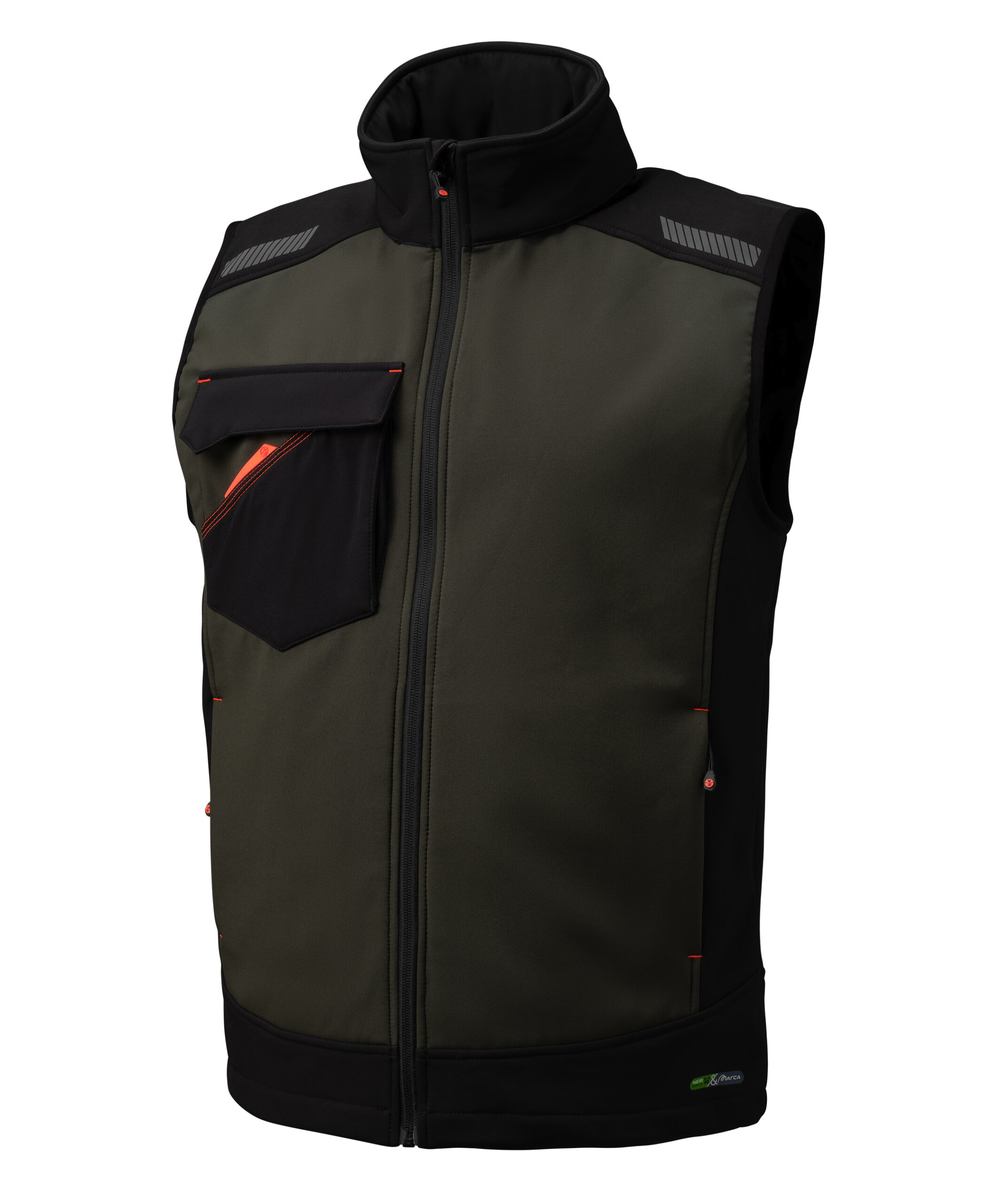 Chaleco NICE STRETCH SOFTSHELL bicolor 42222 MARCA