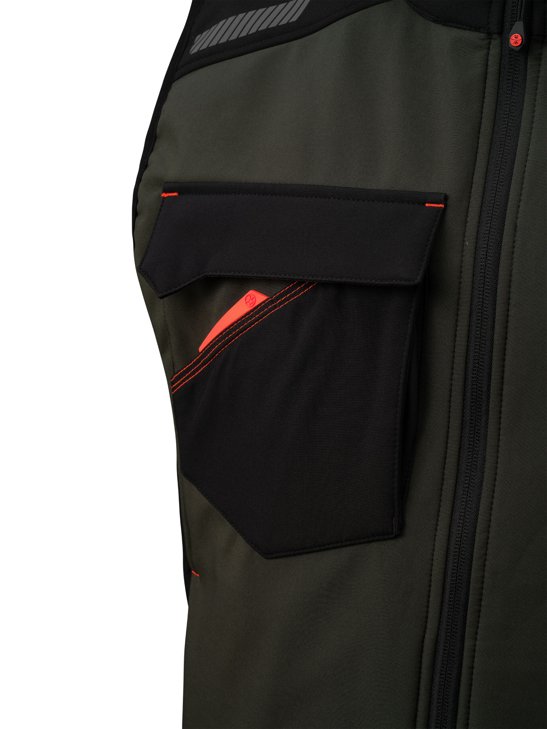 Chaleco NICE STRETCH SOFTSHELL bicolor 42222 MARCA - Imagen 3