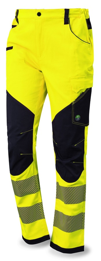 Pantalón alta visibilidad con bandas segmentadas NICE STRETCH 436324YFA MARCA